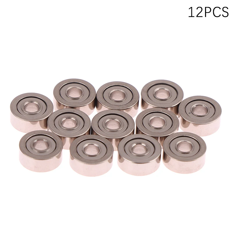 

12pcs Mini 4WD Bearings Retrofit Parts 520/620/830 Bearing For S2 MA Tamiya Yang Kai War Dragon 4WD Chassis/ Guide Wheel/ Gear