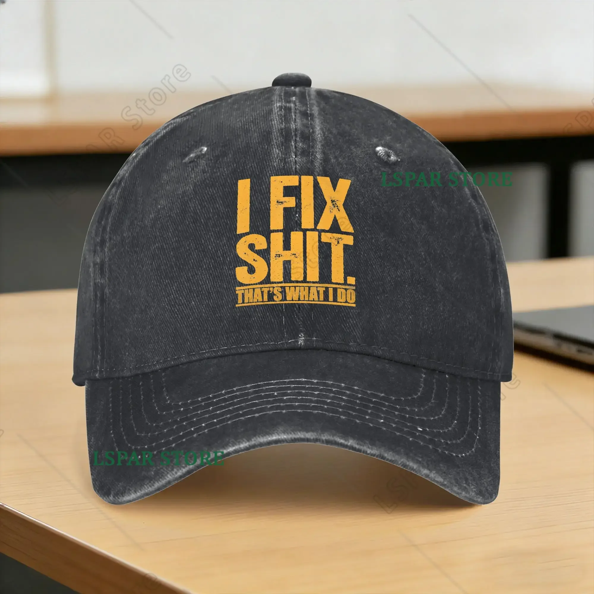 I Fix Shit That's What I Do Tshirt Mechanic Father Dad Sun Baseball Cap  Men Adult Print Hip Hop Hats Summer Baseball Caps