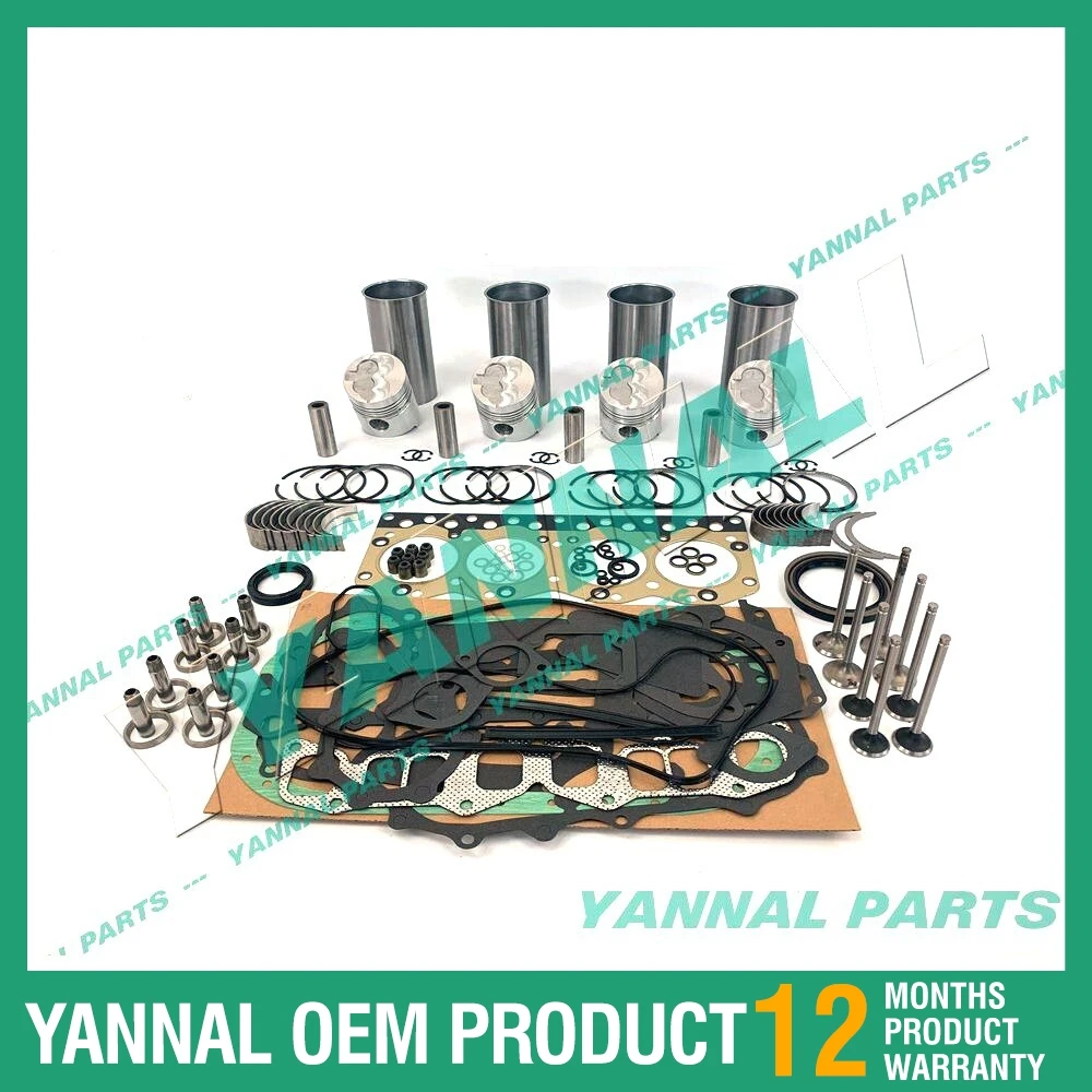 

New C190 Engine Overhaul Rebuild Kit With Valves For Isuzu C190