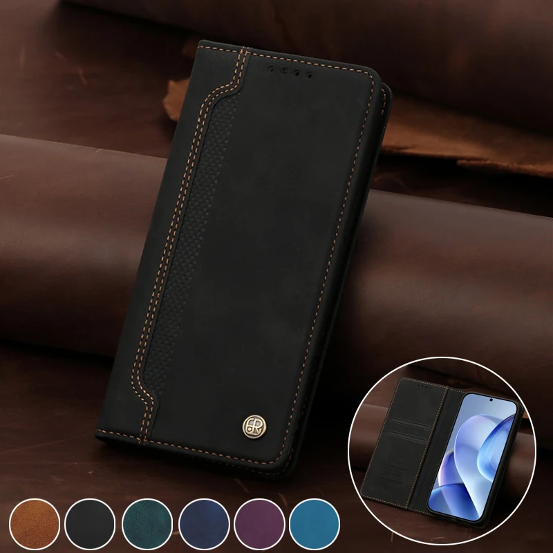MQ153 Luxury Magnetic Flip Cover Phone Case For Samsung Galaxy A56 A36 A26 A16 A06 A05 A15 A25 A35 A55 5G Leather Wallet Cases