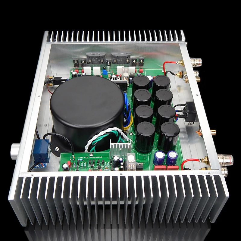 【Hot】250W Class A-B HiFi Audio Amplifier For Home theater system with 2SC3264 2SA1295 High power triode output
