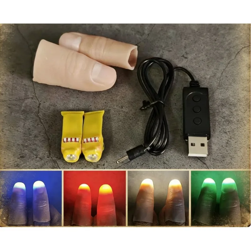 

Профессиональный световой прибор Light Pro (4 цвета) для фокусов, USB-заряжаемый, светодиодный, для магических трюков, аксессуары и реквизит для сцены