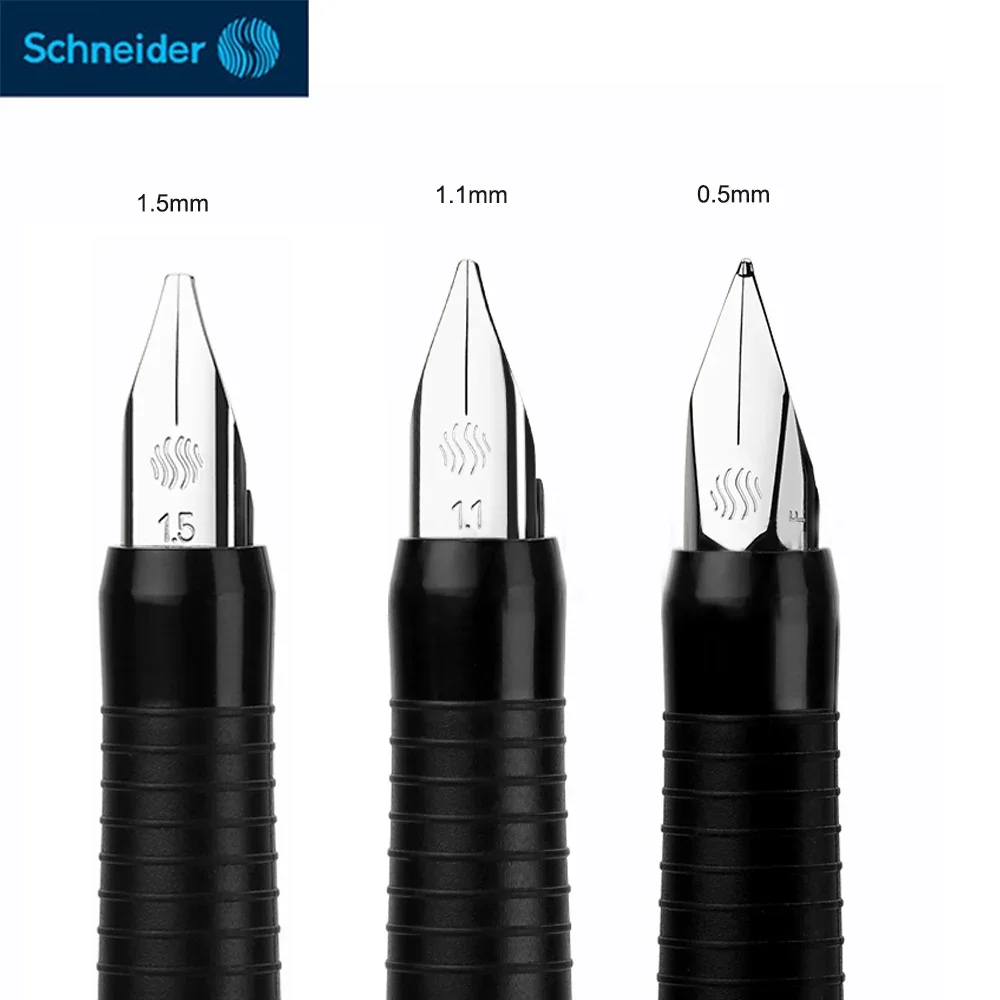 German Schneider Fountain Pen Painting Design Art Font Replaceable Ink Sac Business Signature 0.5/1.1/1.5mm Stationery