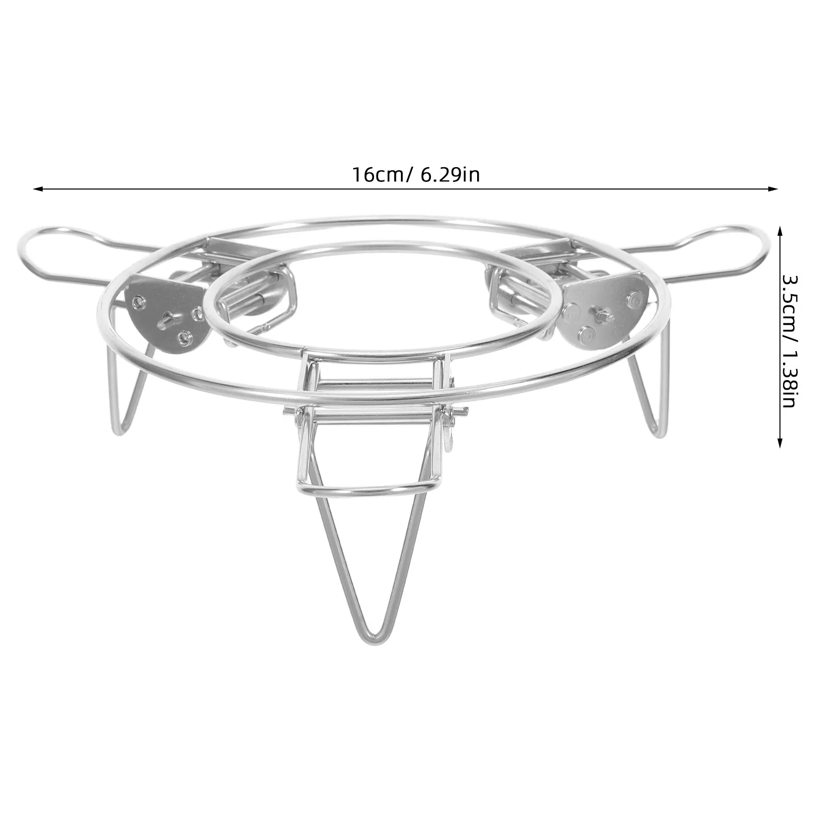 6.3 Inch Stainless Steel Foldable Steamer Rack – Adjustable Expandable Round Steaming Tray for Pots and Kitchen