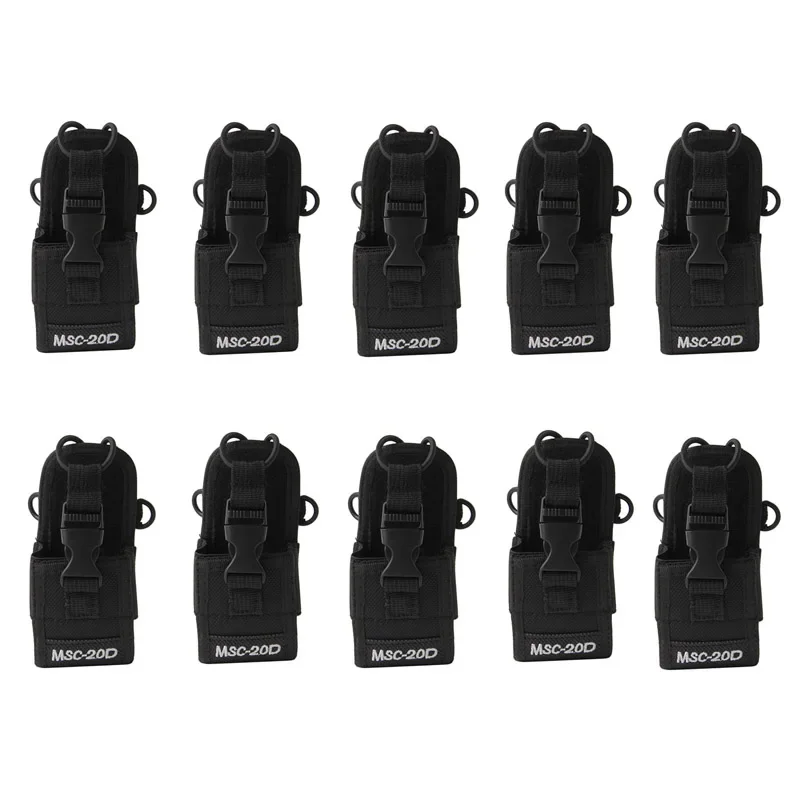 

Lot 10PCS MSC-20D Multi-Function Universal Nylon Pouch Bag Holster Carry Case for BaoFeng UV-5R BF-888S Motorola Walkie Talkie