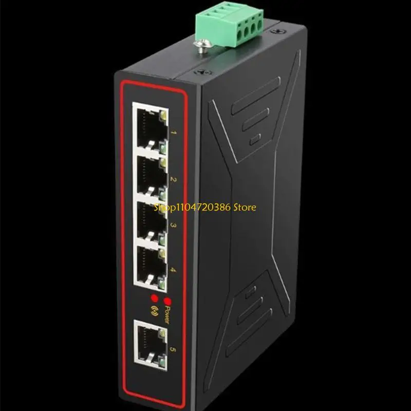 Switch Ethernet a 5 porte 1000 MBPS LAN RJ45 WLAN Hub Desktop Switcher PC