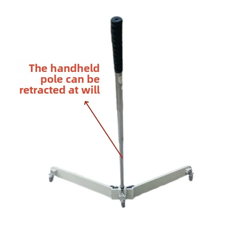Badminton Collector Folding Three-wheel Sweeper Badminton Training Equipment