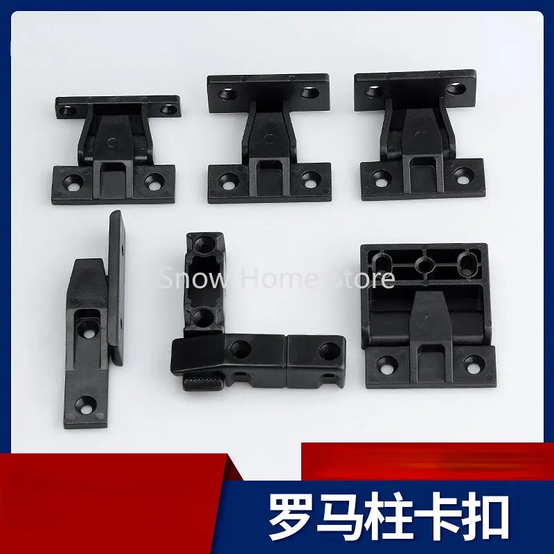 Snap Upper and Lower Plug-in Suspended Plane L-shaped Connection Guard Hidden Quick-fit ABS Plastic Connection Fastener