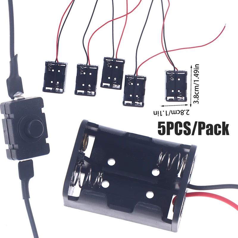 

5 шт. пластиковый аккумулятор 23A 12 В, чехол-держатель с зажимом, черный, высокое качество для 23a Mn21 Ms21, автомобильный аккумуляторный ящик с дистанционным управлением