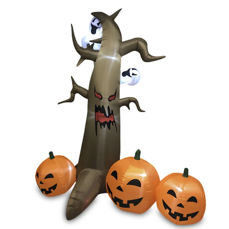 

Halloween Inflatable Pumpkin, Ghost, Ghost Tree, Glowing Air Model, Outdoor, Ghost Festival, Party, Garden Decorations