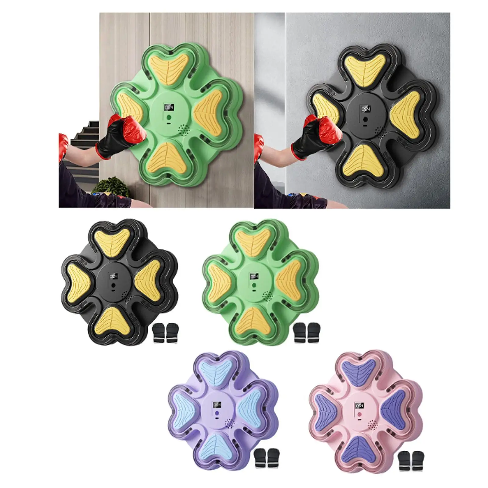 معدات هدف الملاكمة المدمجة بالموسيقى للأطفال لبناء المهارات