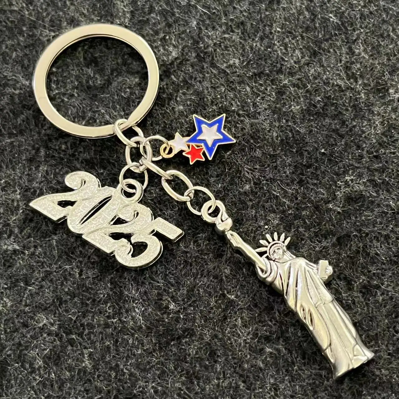 New York Statue of Liberty Keychain Creative metal keychain travel commemorative crafts