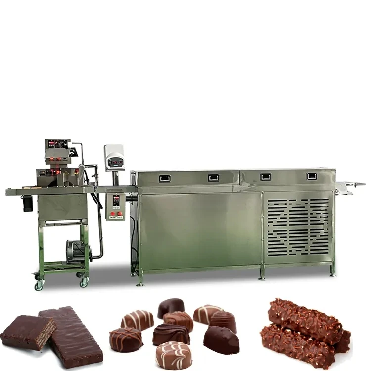 Mini Desktop Chocolate Wrapping Machine for Chocolate Coating Production Line Small Food Packaging Equipment for