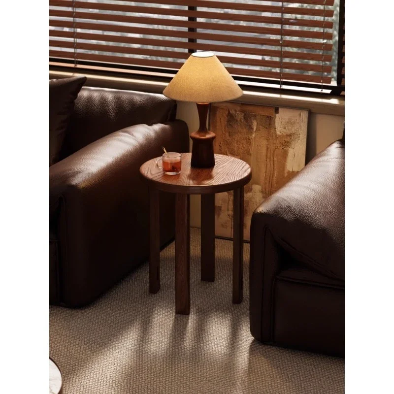 

Solid wood stool can be stacked round stool household stacked music dining table bench living room four-in-one combination