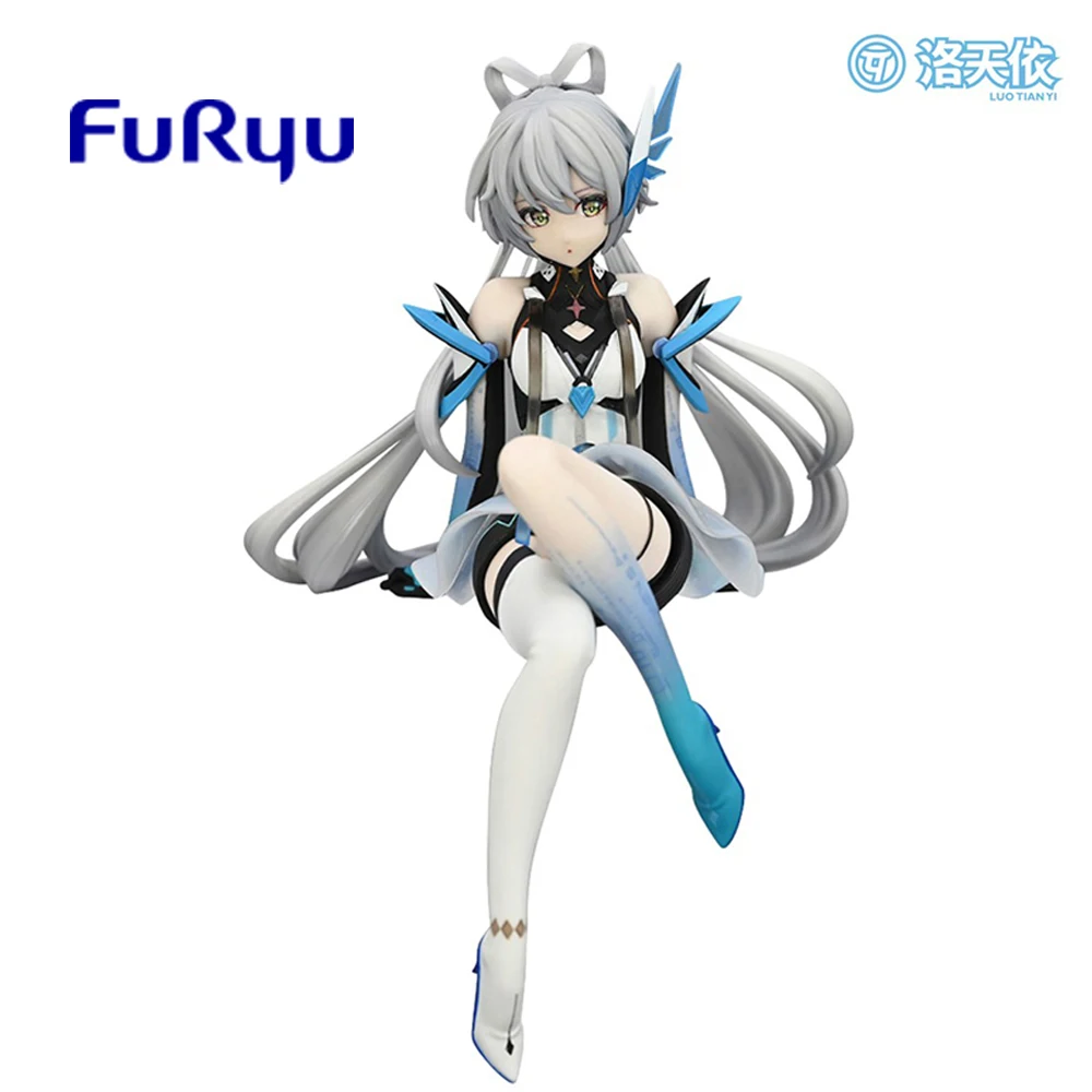 Original FuRyu Vsinger Luo Tianyi Code Luo Ver. Noodle Stopper Figure Anime PVC Model Collectible Toys Kawaii Doll Gift 14Cm