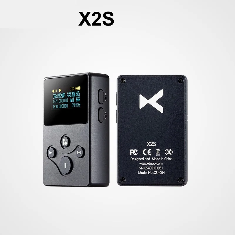 To X2S Hi-Res Lossless Mini Portable Music MP3 Player DSD APE FLAC WAV AIFF WIMA AAC DSD128 PCM 24Bit/192K SHANLING