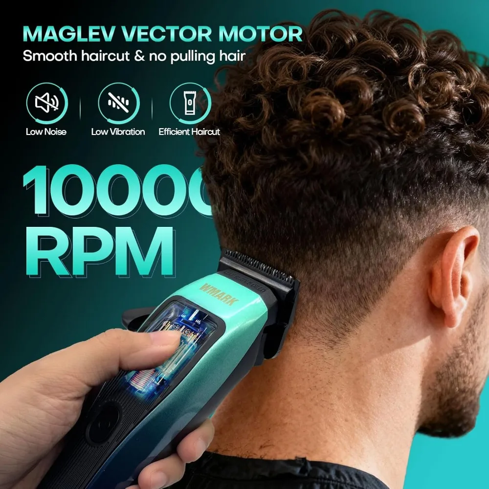 

2026 NEW WMARK Hair Clippers for Men Professional Barber Clippers for Hair Cutting Kit Cordless Hair Clippers