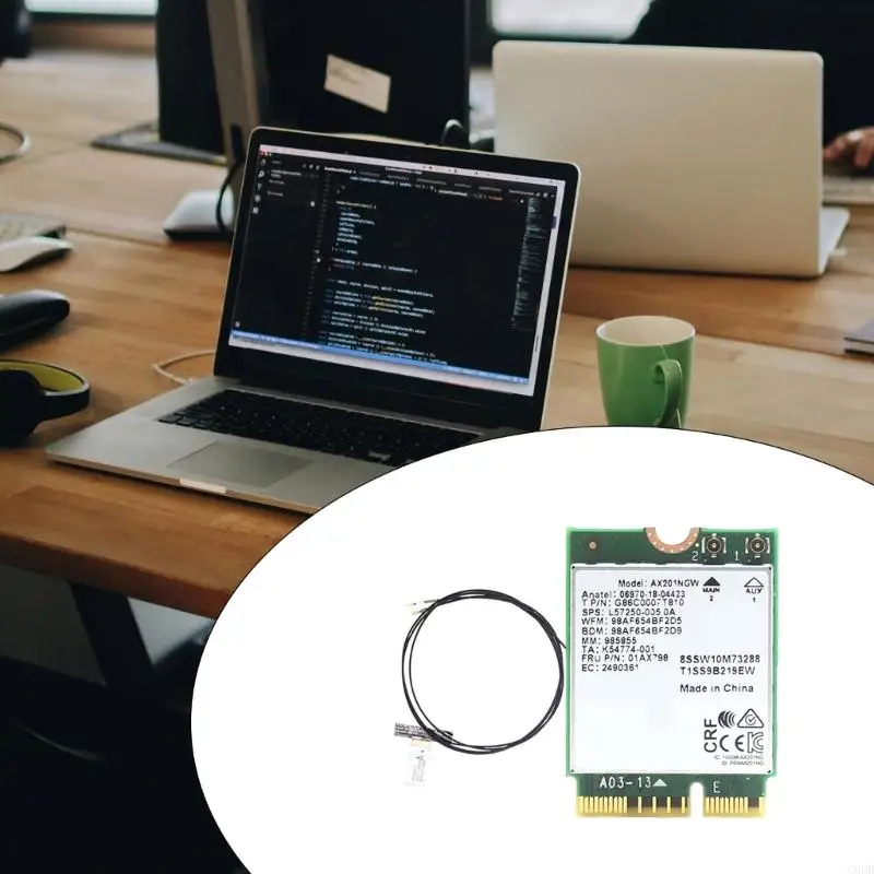 G6DD Band Ax201NGW WiFi Card 2.4GHz/5GHz 3000m CNVIO2 Adaptador sem fio