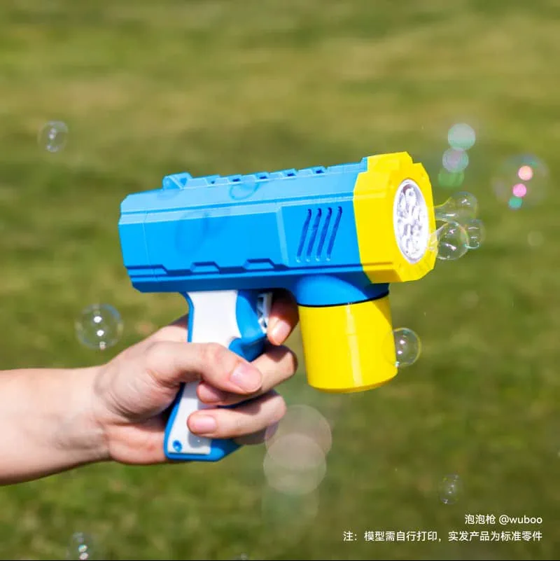 Bambu Lab Foaming Machine Electric Toy Bubble Gun 01 Creative Vault Creative 3D Printing Model Components