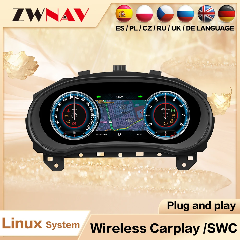 

ZWNAV для Buick Regal 2009-2015, обновление автомобиля Navihua, ЖК-дисплей, приборная панель, система Linux, автоматический спидометр, авто инструмент