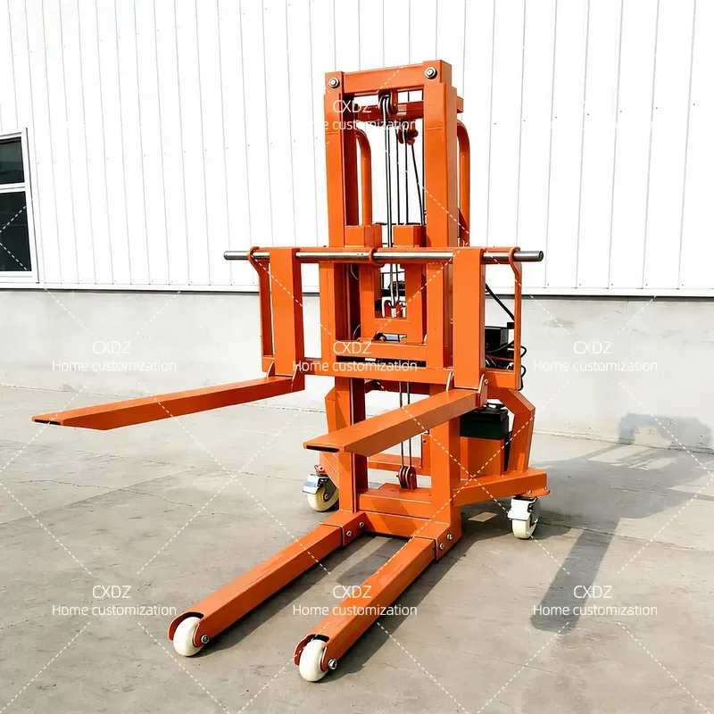 Electric small loading machine Portable forklift Lightweight loading and unloading forklift loading and unloading air box