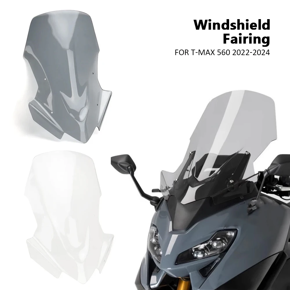 

New For YAMAHA T-MAX 560 T-MAX560 TMAX 560 TMAX560 Tmax560 2022 2023 2024 Motorcycle Windshield Windscreen Deflector