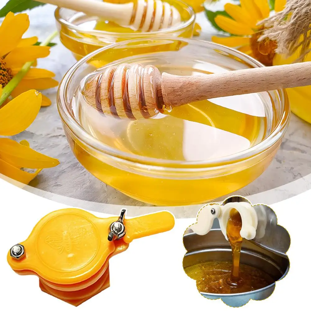 Easy To Use Bee Honey Tap Gate Valve Extractor Bottling Honey Extractor Machine Hive Honey Separation Tap Beekeeping Tools