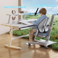 Learning Sedentary Kid Table Chair Set Student Writing Computer Table Chair Child Set Reading Stand Mesa Infantil Kids Furniture