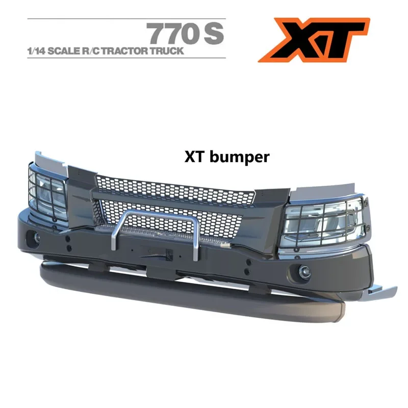 JUWUBA Simulation XT Lower Bumper Parts for 1/14 Tamiya RC Dump Truck SCANIA 770S 6X4 56368 Car Upgrade Accessories