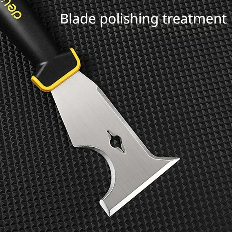 Deli Stainless Steel Putty Knife Scraper Paint Scraper Tool,Multi-Use Drywall Paint Stripper Tool for Scraping Paint & Caulk