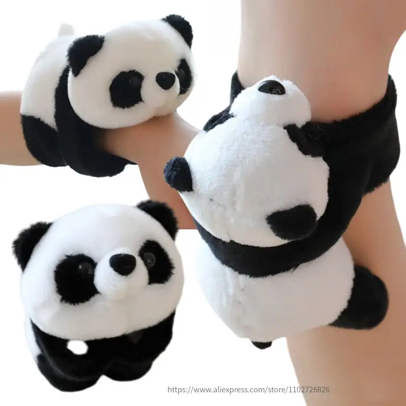 

Creative Plush Popping Circle Panda Clip Black White Hugging Panda Curtain Clip Stuffed Animal Doll Souvenir Christmas Gifts