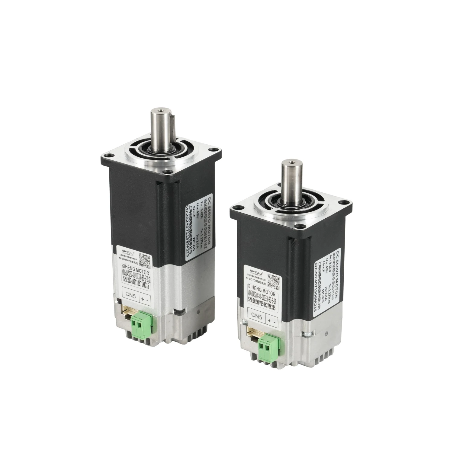 CE Quality Integrated 60mm 400W 3000rpm 1.27nm 48VDC BLDC Servo Motor Driver Nema 24 Hybrid Stepper Motor Permanent Magnet for