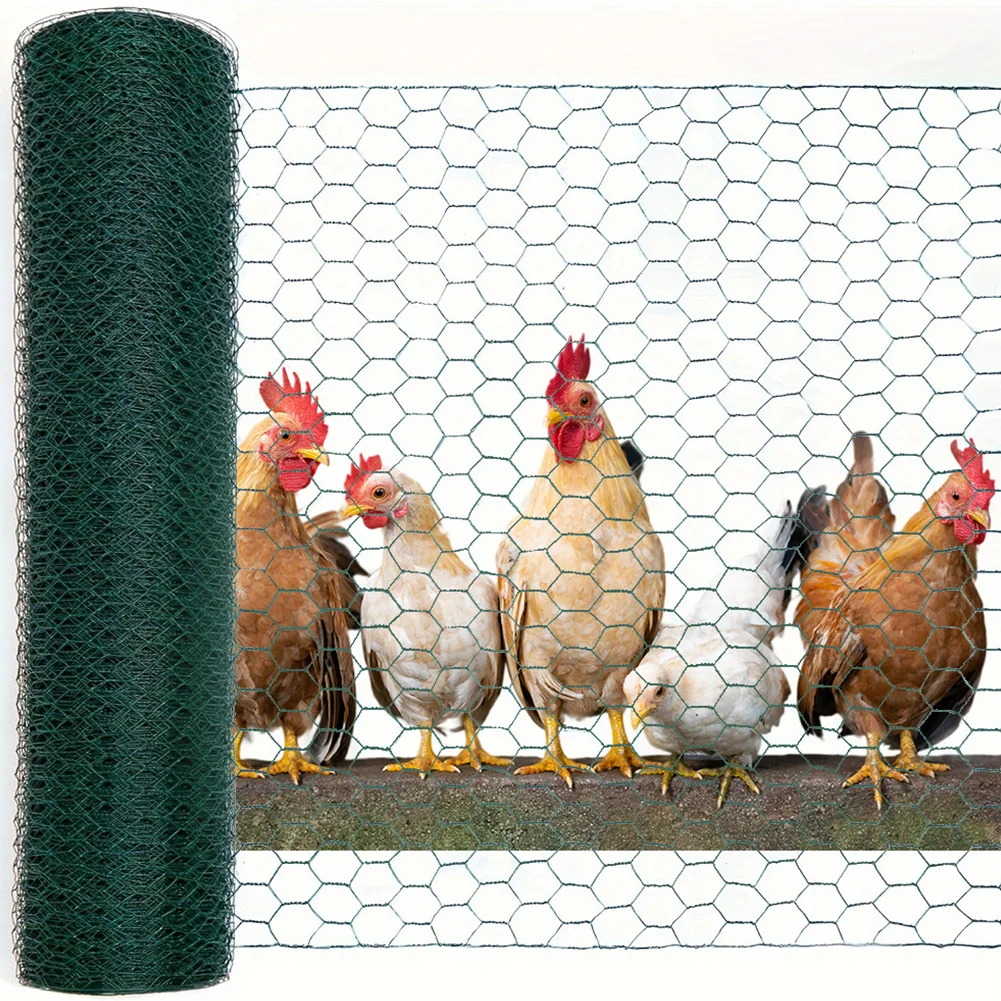 

Chicken Wire 39.37x1200in Hexagonal Mesh Poultry Wire Netting Chicken Coop Rabbit Wire Garden Poultry Netting for Poultry Garden