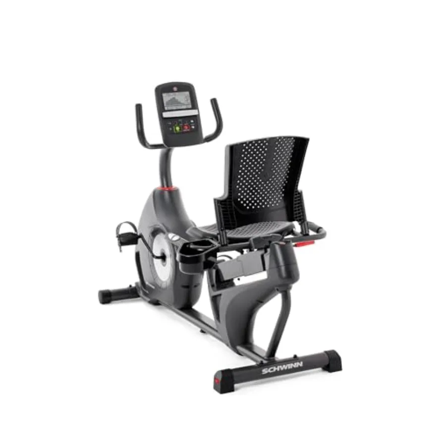 

Recumbent Bike Series for home gym use, steel frame, black color, ergonomic design and smooth magnetic resistance