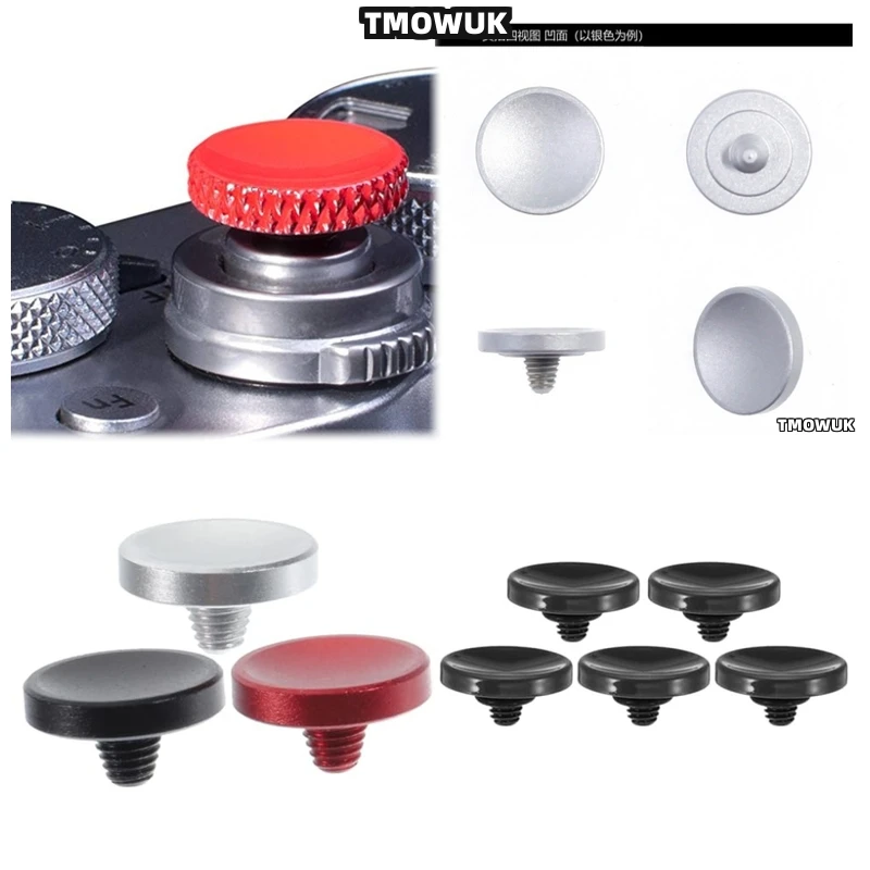 

For A7M4 A6000 A6300 A6500 A5100 ZV-E10 RX1R II RX10 Durable Aluminum Shutter Release Button Concave