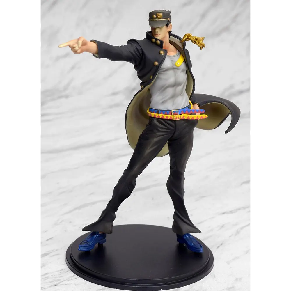 17CM Anime JoJo's Bizarre Adventure Figure Jotaro Kujo support modèle d'animation jouets cadeaux Collection décoration ornements PVC