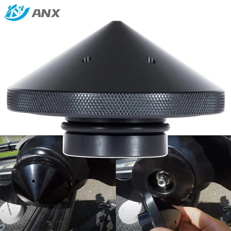 

ANX MK-BK-DP Eliminator Prop Nut for MinnKota 80 101 112 for T-H Marine Trolling Motor Boat Accessories Marine Aluminum Alloy