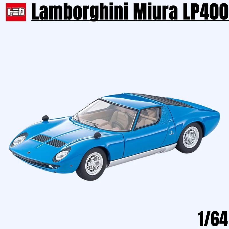 210/5000 TOMICA TLV 1:64, Lamborghini Miura LP400, Alloy static Miniaturized car Tide play model, boys collection toy gift.