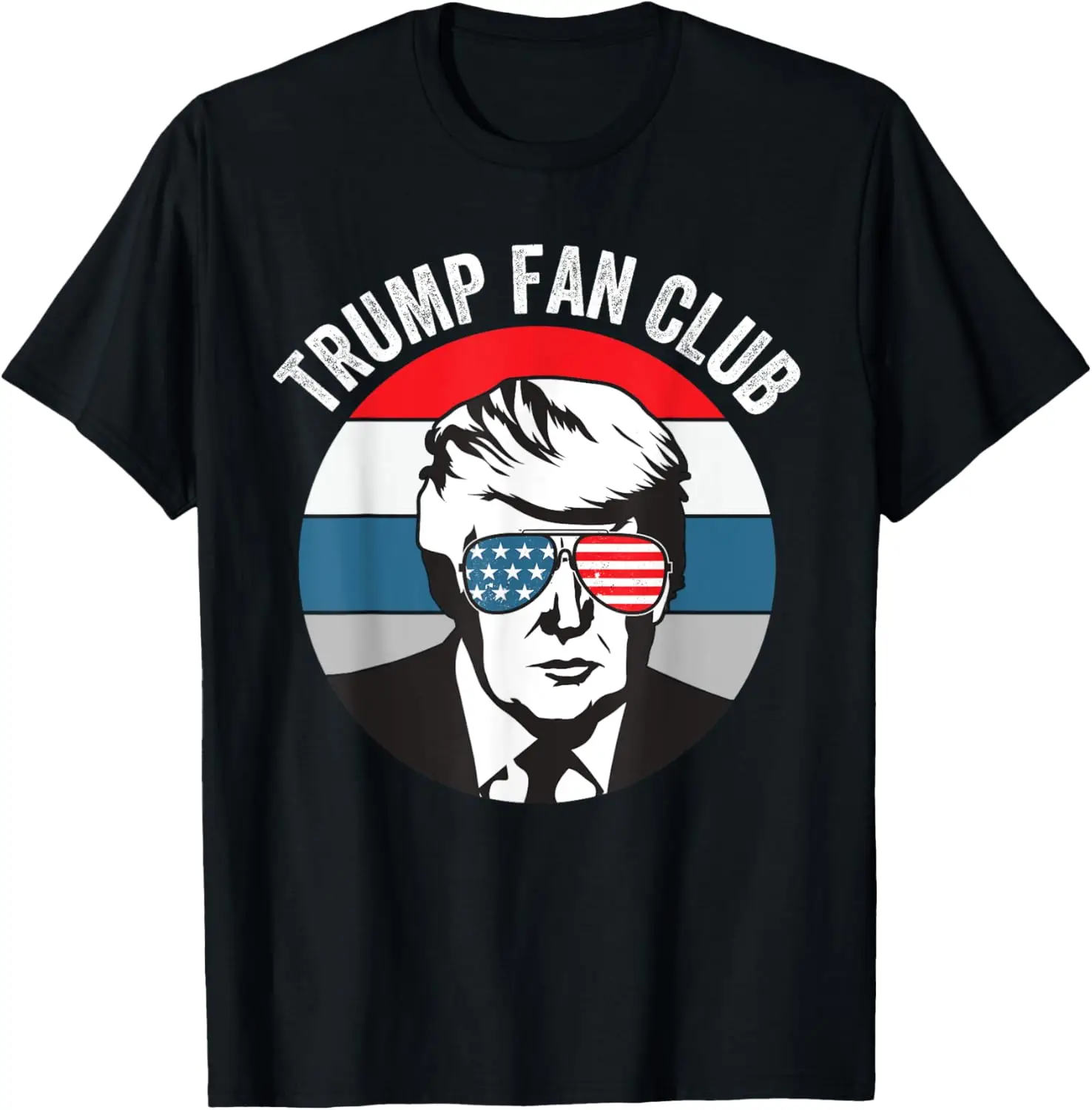 Retro Sunset Pro Trump Fan Club Republican Conservative 2024 T-Shirt
