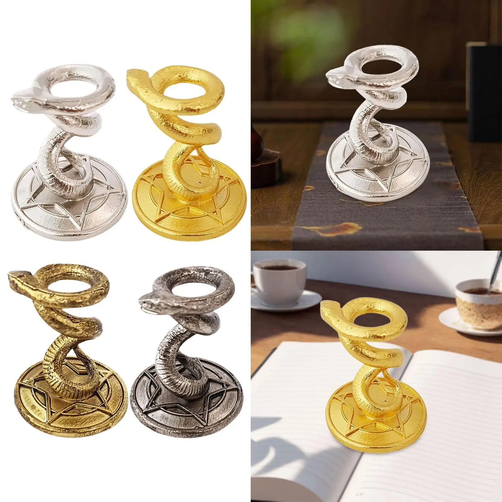 Stone Ball Stand Snake Shape Ball Egg Base Sculpture Craft Modern Globe Sphere