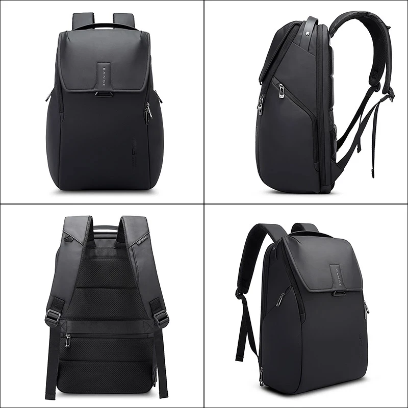 BANGE plecak męski moda wodoodporny plecak szkolny plecak USB Business plecaki nadające się do 15.6 Cal Laptop Mochila women