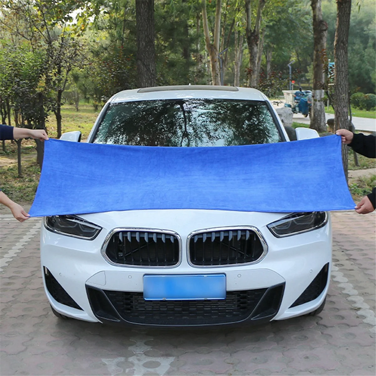 Car Wash Towel Thickened Car Wipe Large Non-Linting Cleaning Rag Large Car Wipe Towel for