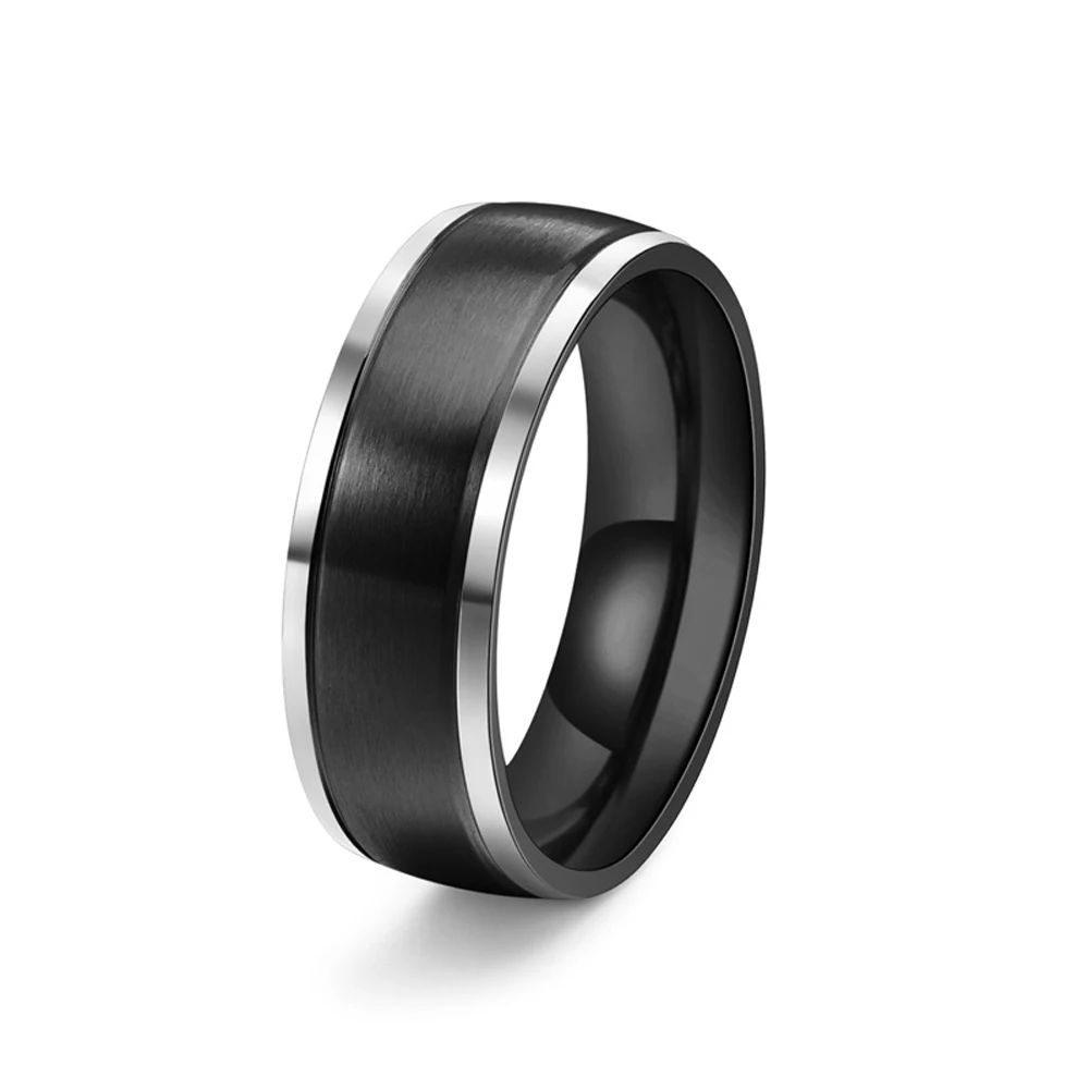 Luxuriöser, matt gebürsteter Titanring für Damen, sandgestrahlter Herren-Ehering, wasserdichter, minimalistischer Schmuck, bequeme Passform
