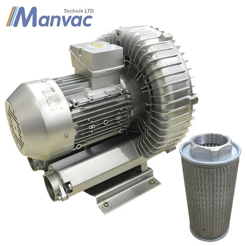 10hp 7.5kw Regenerative Air Blower for Industrial Dust Collector