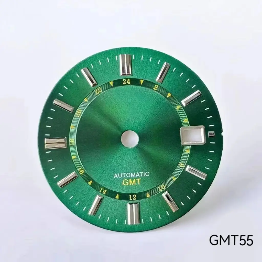 31MM dial NH34 movement modification, no night light GMT four pin GS literal unveiling