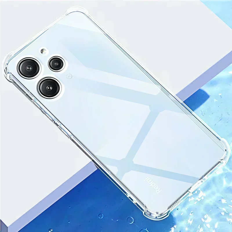 Xiaomi Redmi 12, 12c,note 12s, 12 pro,12r, 12t,note 12 pro plus,12c用の耐衝撃性ソフトシリコンケース