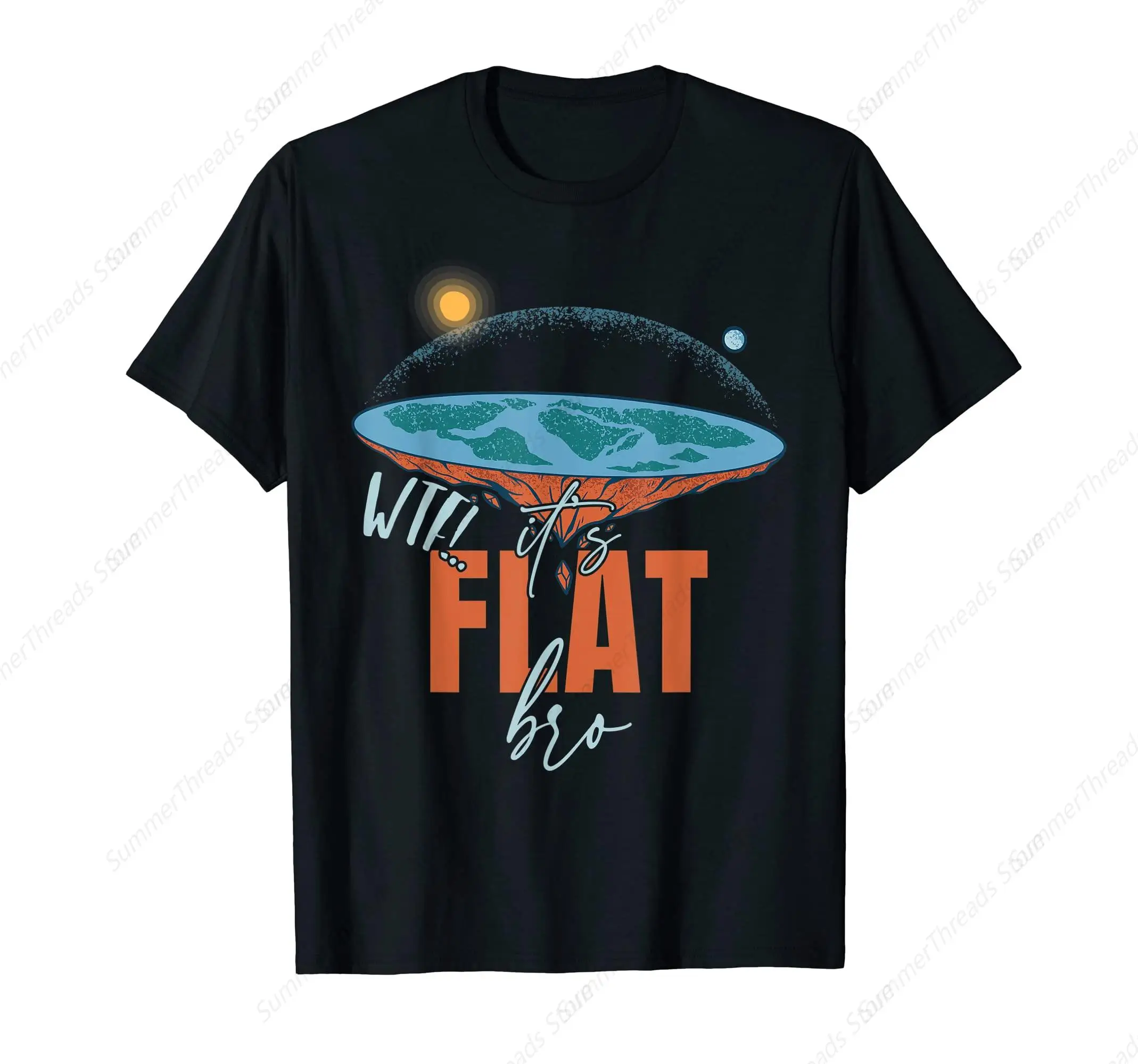 The Earth Is Flat Question Everything T-Shirt