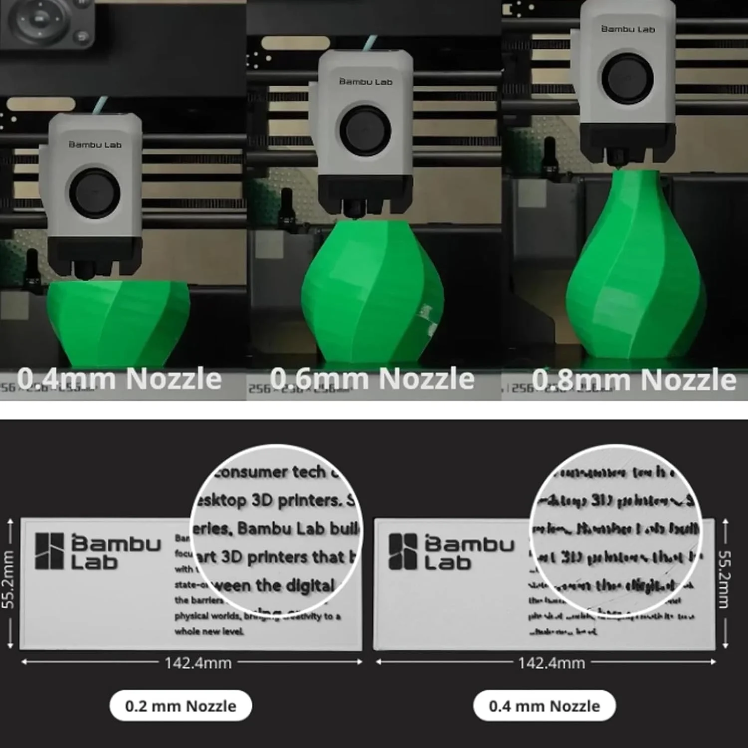ل Bambu Hotend H2D فوهة ل P2S / H2D الليزر تصلب الصلب الساخن نهاية التبديل السريع فوهة لأجزاء طابعة Bambu H2D / P2S ثلاثية الأبعاد #5