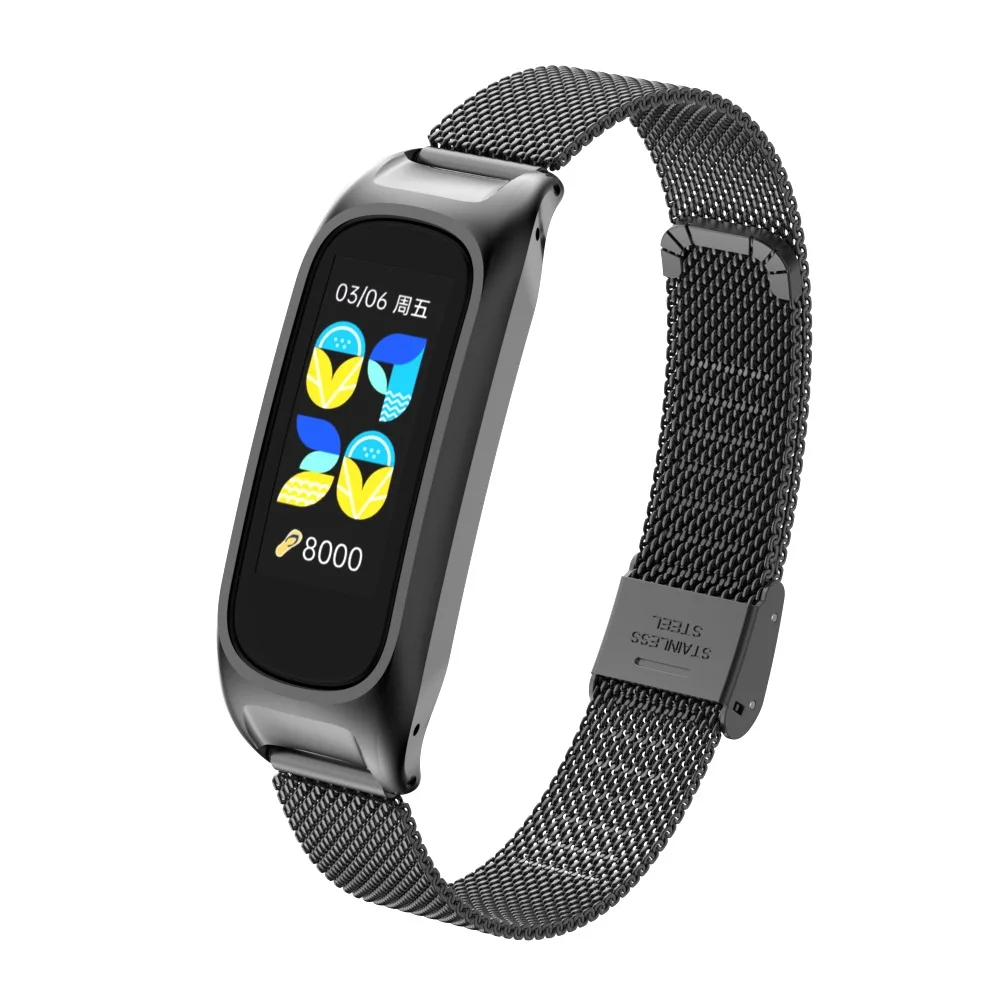 ينطبق على حافظة الحماية المعدنية لسوار OPPO، وحزام معدني ميلان/إبزيم/ثلاثة خرزات، وقالب خاص لإصدار الموضة العالمية #4