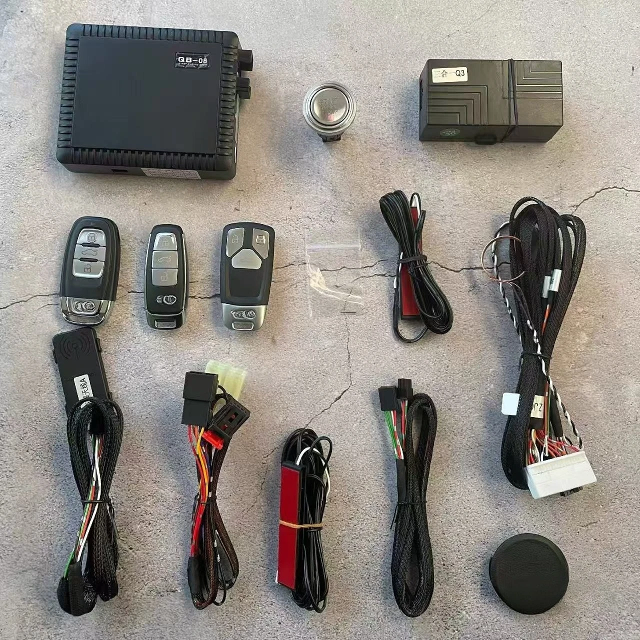 

Upgrade Passive Keyless Entry System for Audi A3 2019-2022 Keyless Go,Convert Car To Push Start Ignition Kit Remote Start